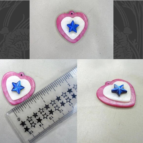 Vintage Pendant Lot of 5 Unique Pendants for Jewelry Making - Picture 2 of 14